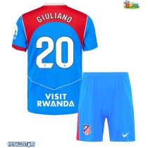 Atletico Madrid Giuliano Simeone #20 Tredjedraktsett Barn 2025-26 Kortermet (+ Korte bukser)